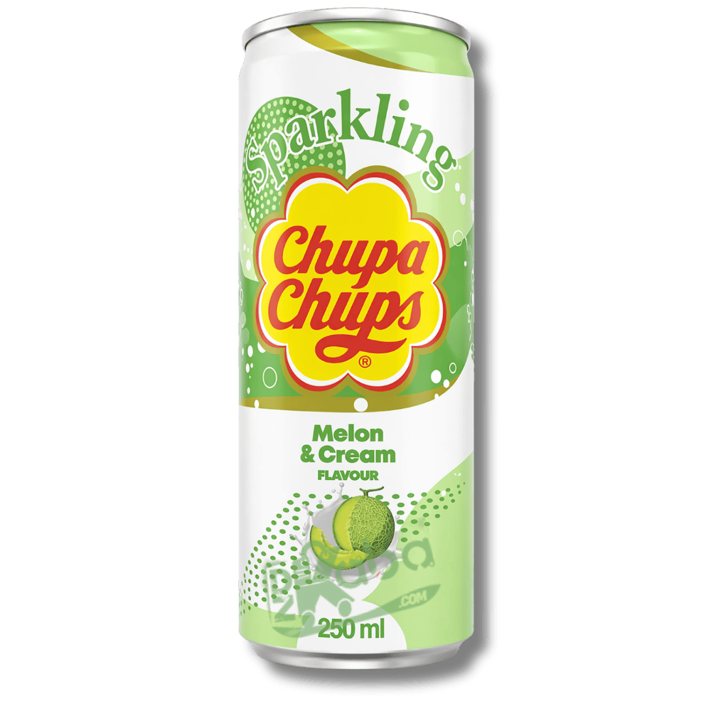 Chupa Chups Sparkling Melon & Cream Flavored Soda 250ml