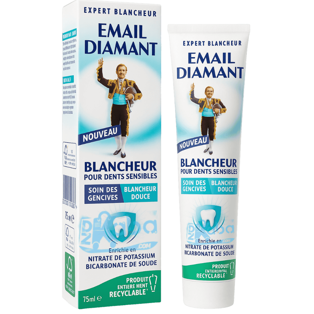 Email Diamant Blancheur Sensitive Teeth Gum Care Gentle Whitening 75ml