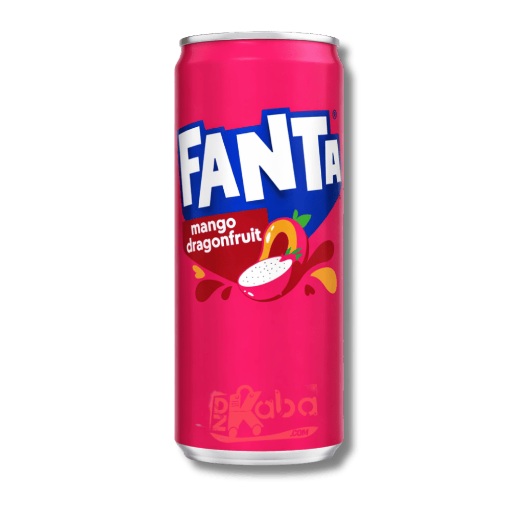 Fanta Soft Drink Dragon Fruit and Mango 330ml