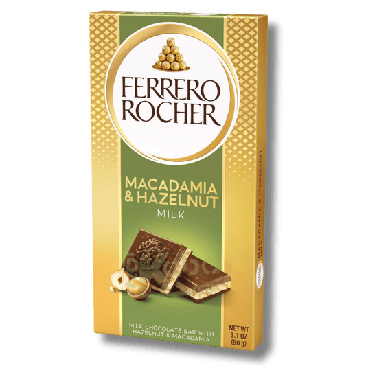 Ferrero Rocher Milk Chocolate Macadamia & Hazelnut 90g