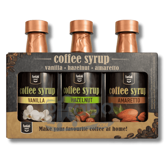 Funlab Coffee Syrup Vanilla Hazelnut Amaretto T3x45ml