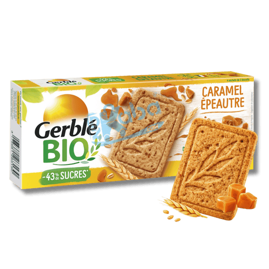 Biscuits bio Gerblé au caramel et à l'épeautre 132 g