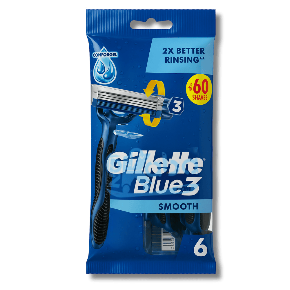 Gillette Blue3 Razors T6