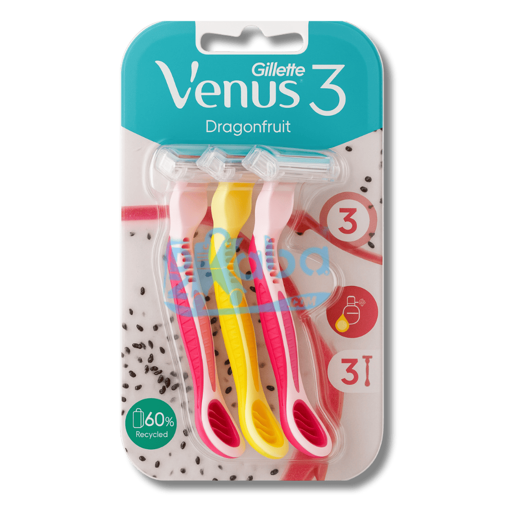 Gillette Razors Venus 3 Dragonfruit T3