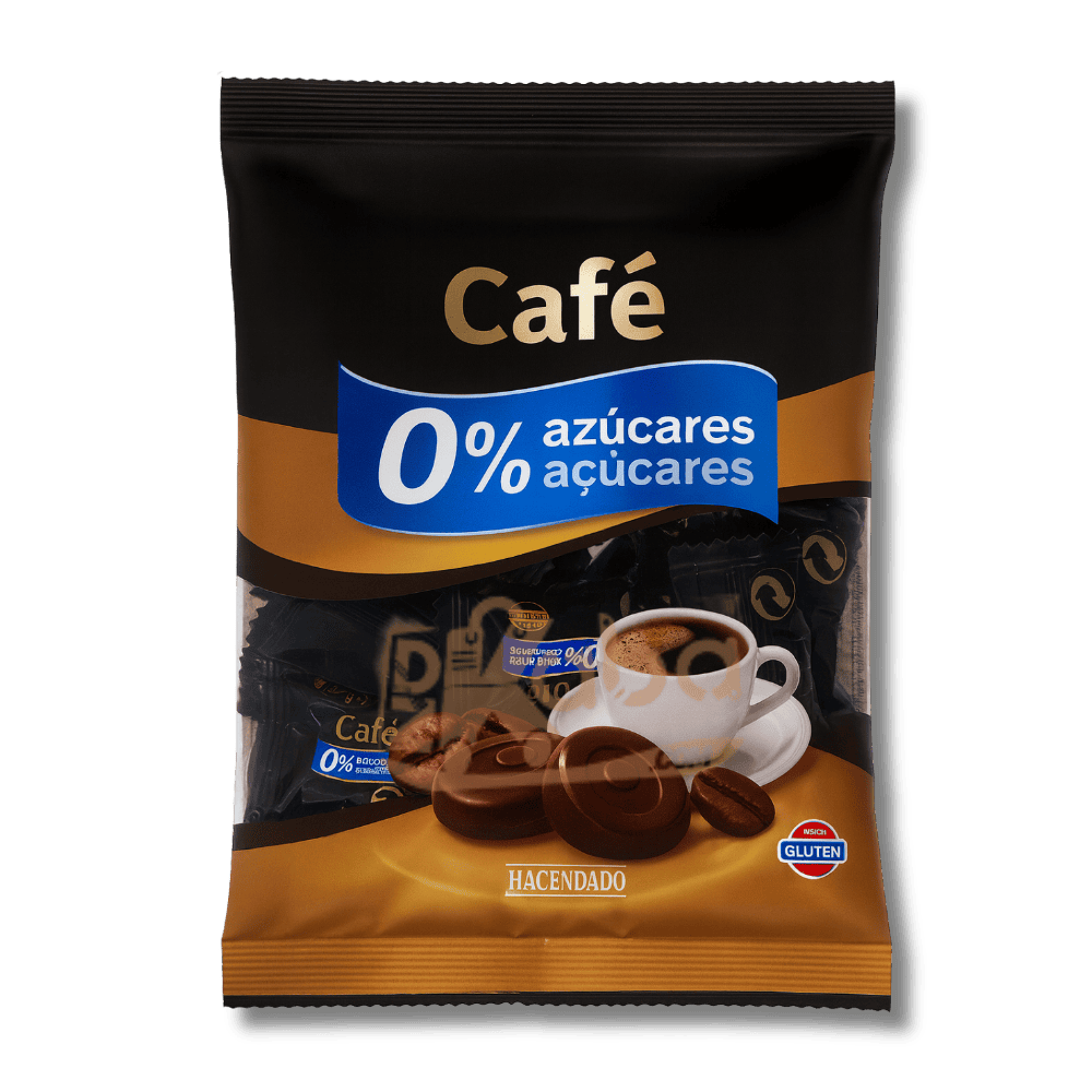 Hacendado Candies Coffee Sugar Free 90g