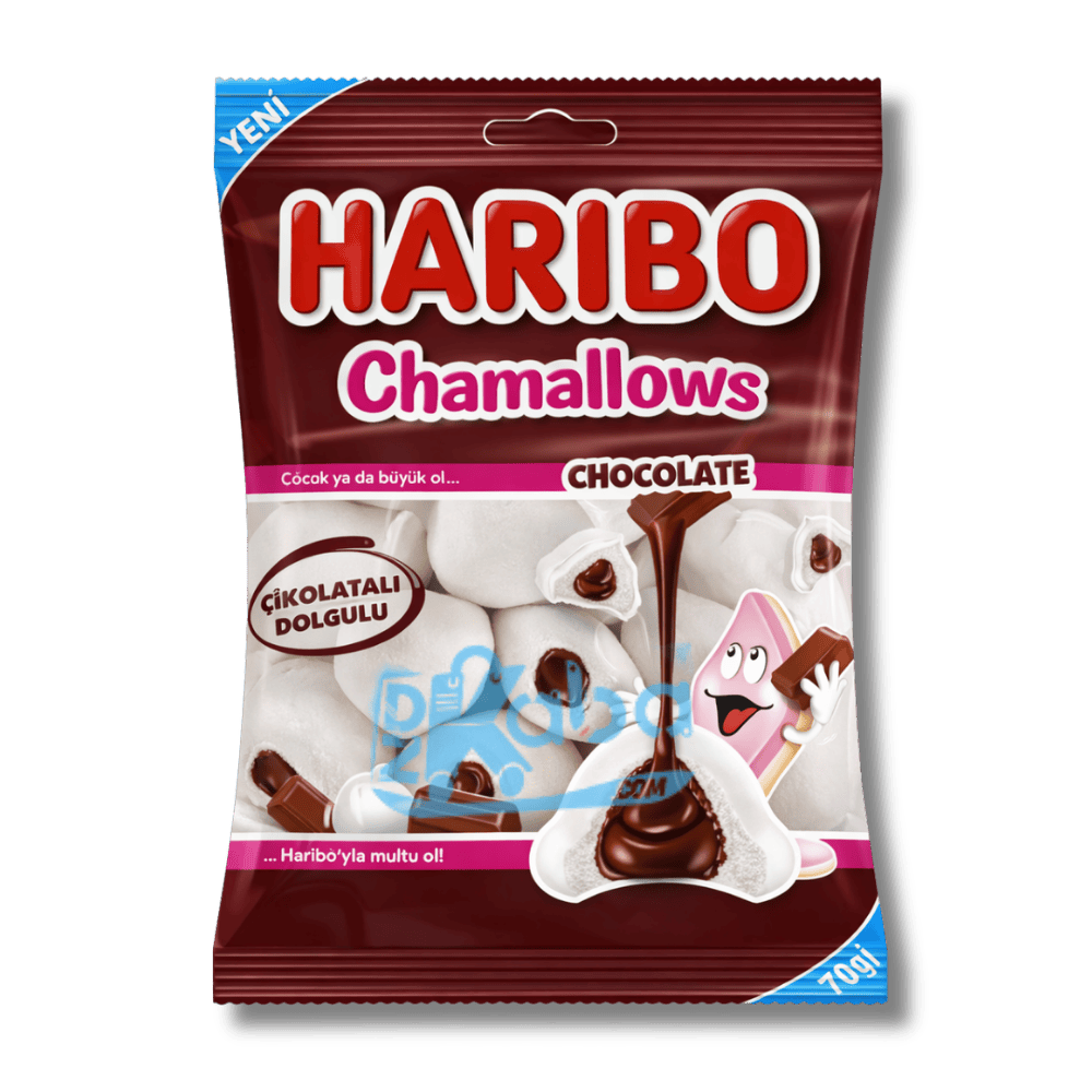 Haribo Chamallows Chocolate Filled Marshmallow 62g