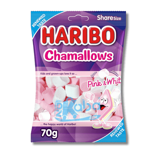 Haribo Chamallows Pink & White Marshmallow 70g
