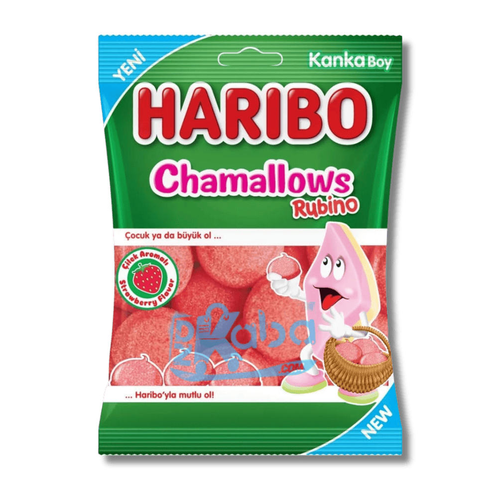 Haribo Chamallows Rubino Strawberry Flavor Marshmallow 70g