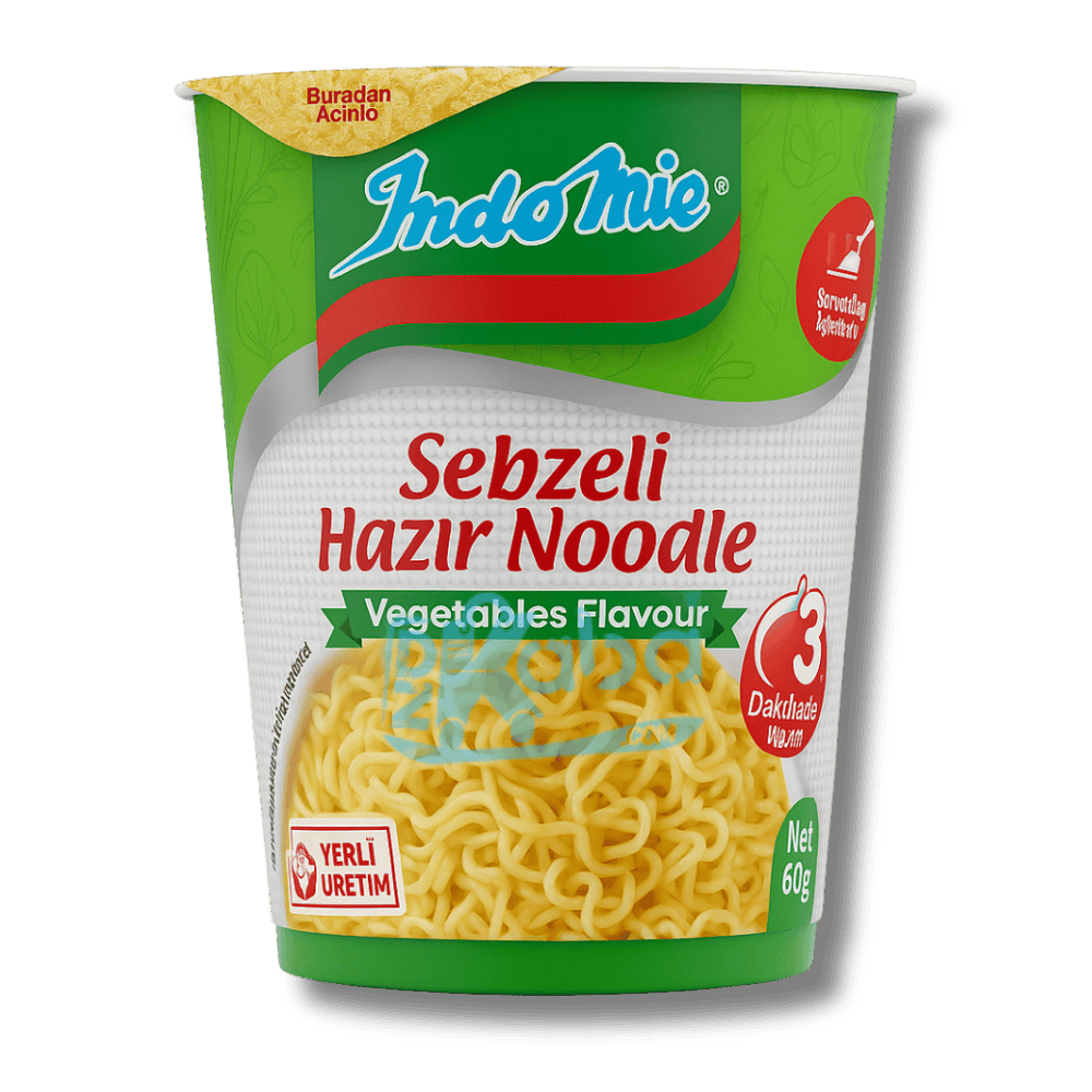 Indomie Instant Noodles Vegetables Flavour Cup 60g
