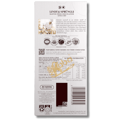 Lindt Creation Caramel Milk Chocolate 150g