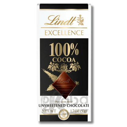 Lindt Excellence 100% Cocoa Dark 50g