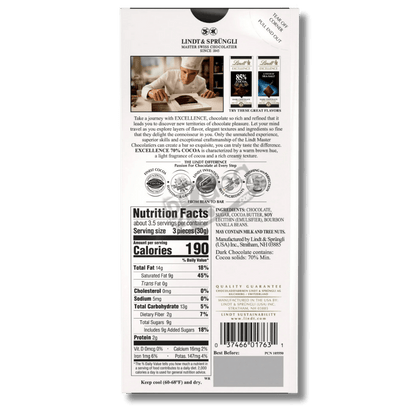 Lindt Excellence 60% Cocoa Dark 100g