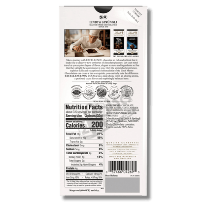 Lindt Excellence 90% Cocoa Dark 100g