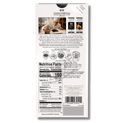 Lindt Excellence A Touch of Sea Salt Dark 100g