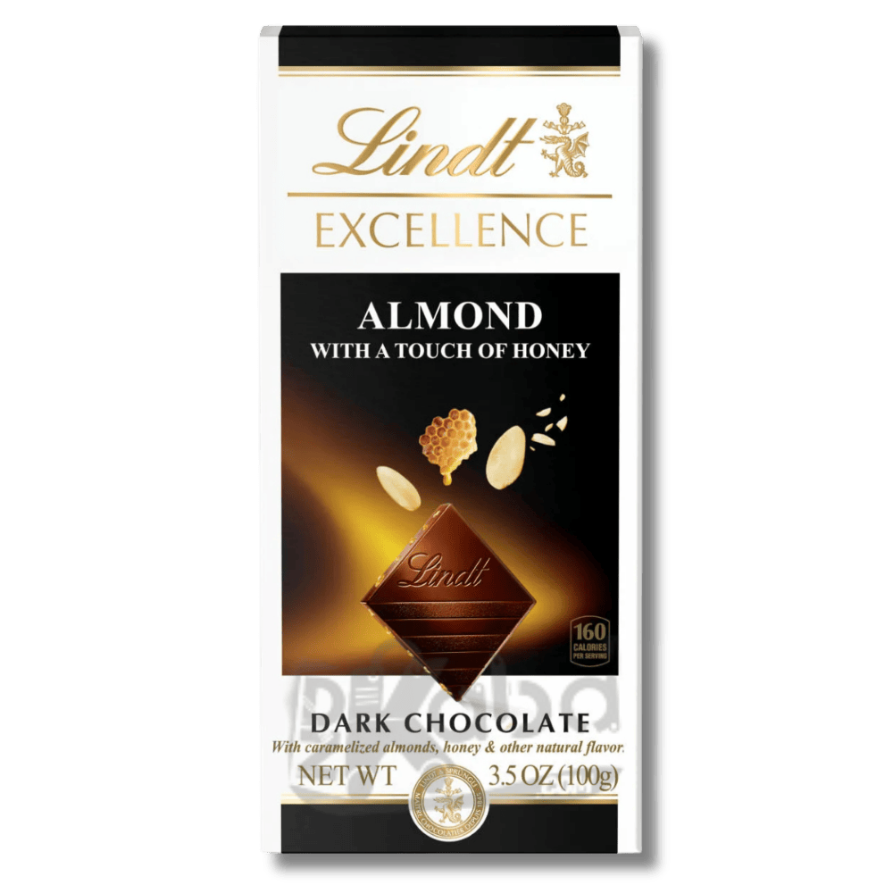 Lindt Excellence Almond with a Touch of Honey Dark 100g