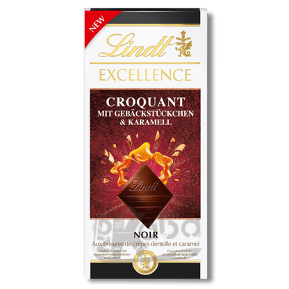 Lindt Excellence Croquant Caramel Dark 100g