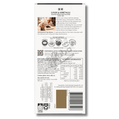 Lindt Excellence Fig Intense Dark 100g