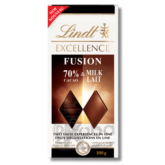 Lindt Excellence Fusion 70% Cacao & Milk 100g