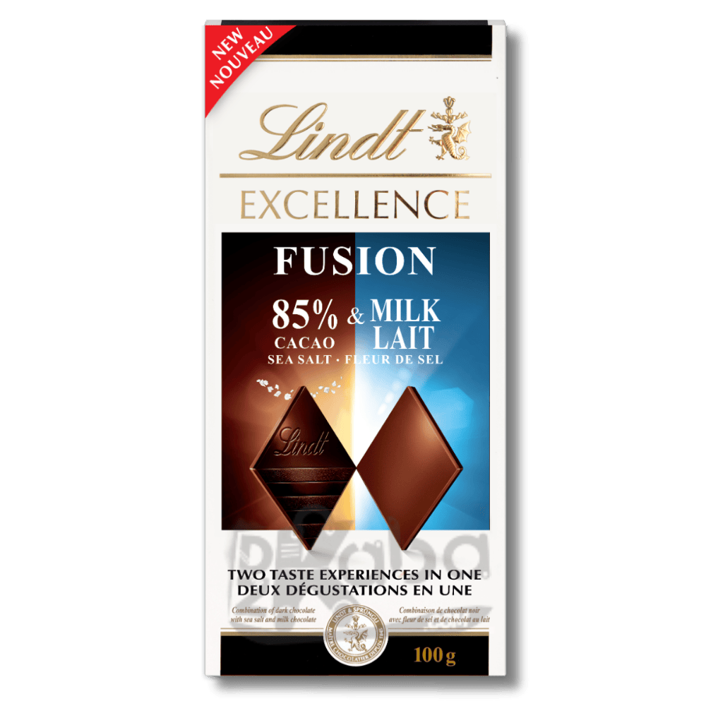 Lindt Excellence Fusion 85% Cacao & Milk 100g