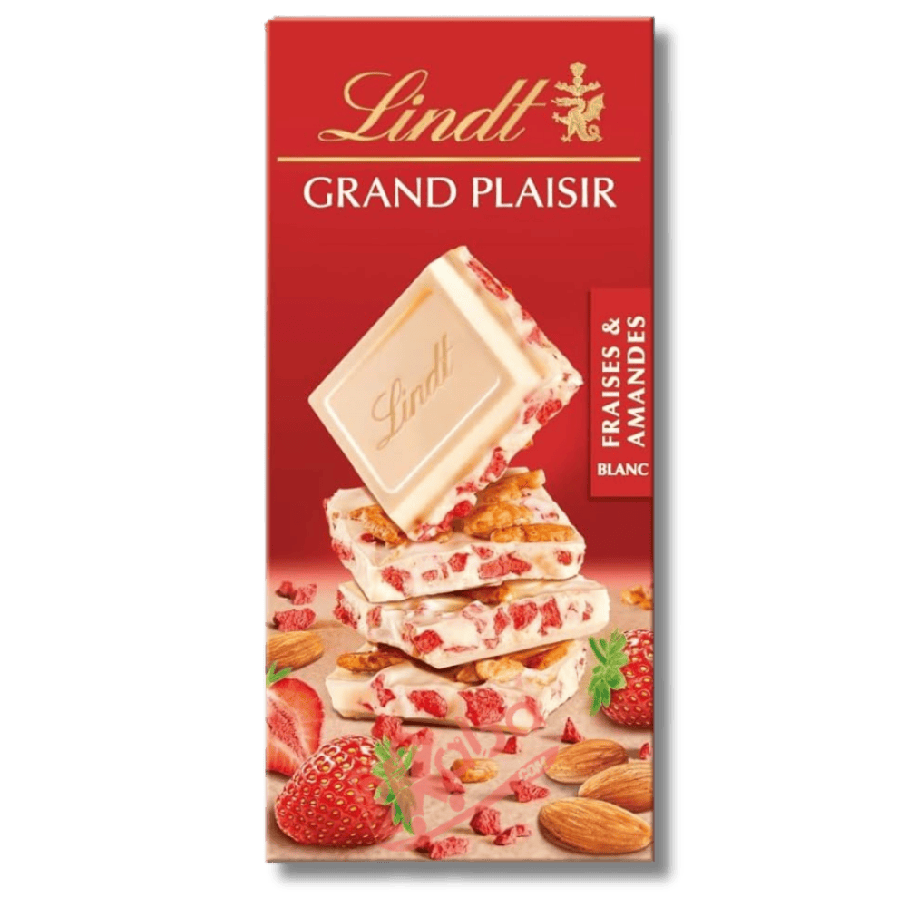 Lindt Excellence Grand Plaisir Strawberries & Almonds White 150g