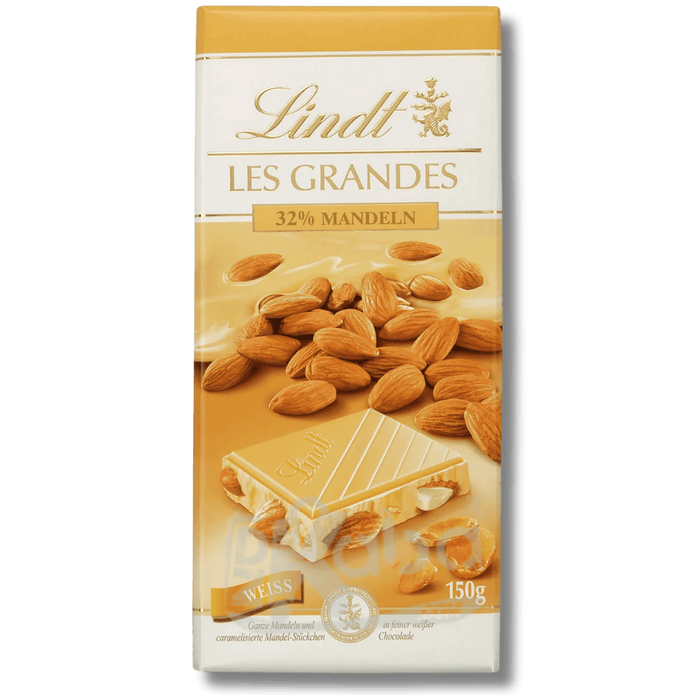 Lindt Les Grandes White Chocolate Almonds 150g