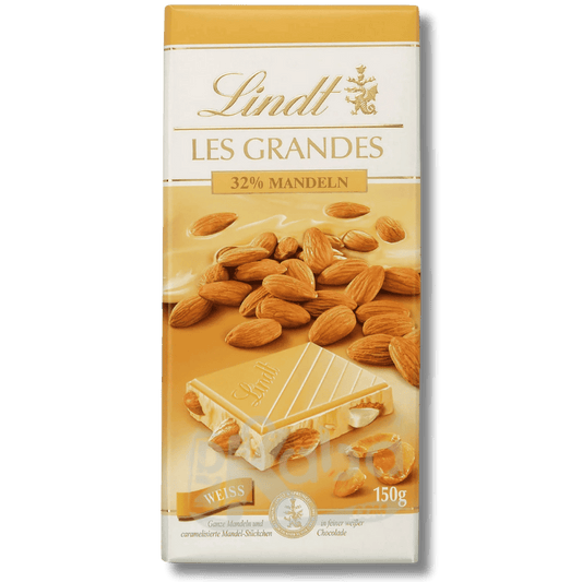Lindt Les Grandes White Chocolate Almonds 150g