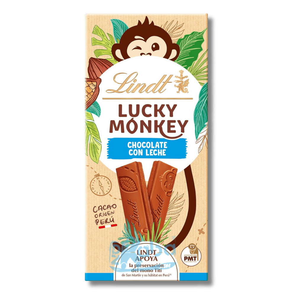 Lindt Lucky Monkey Milk Chocolate 100g