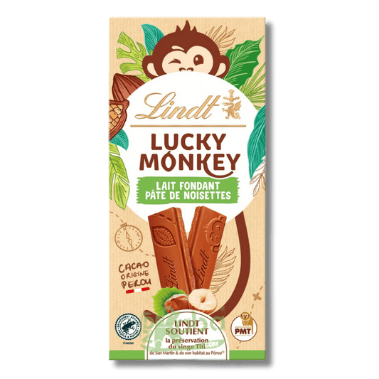 Lindt Lucky Monkey Milk Chocolate Hazelnut Paste 100g