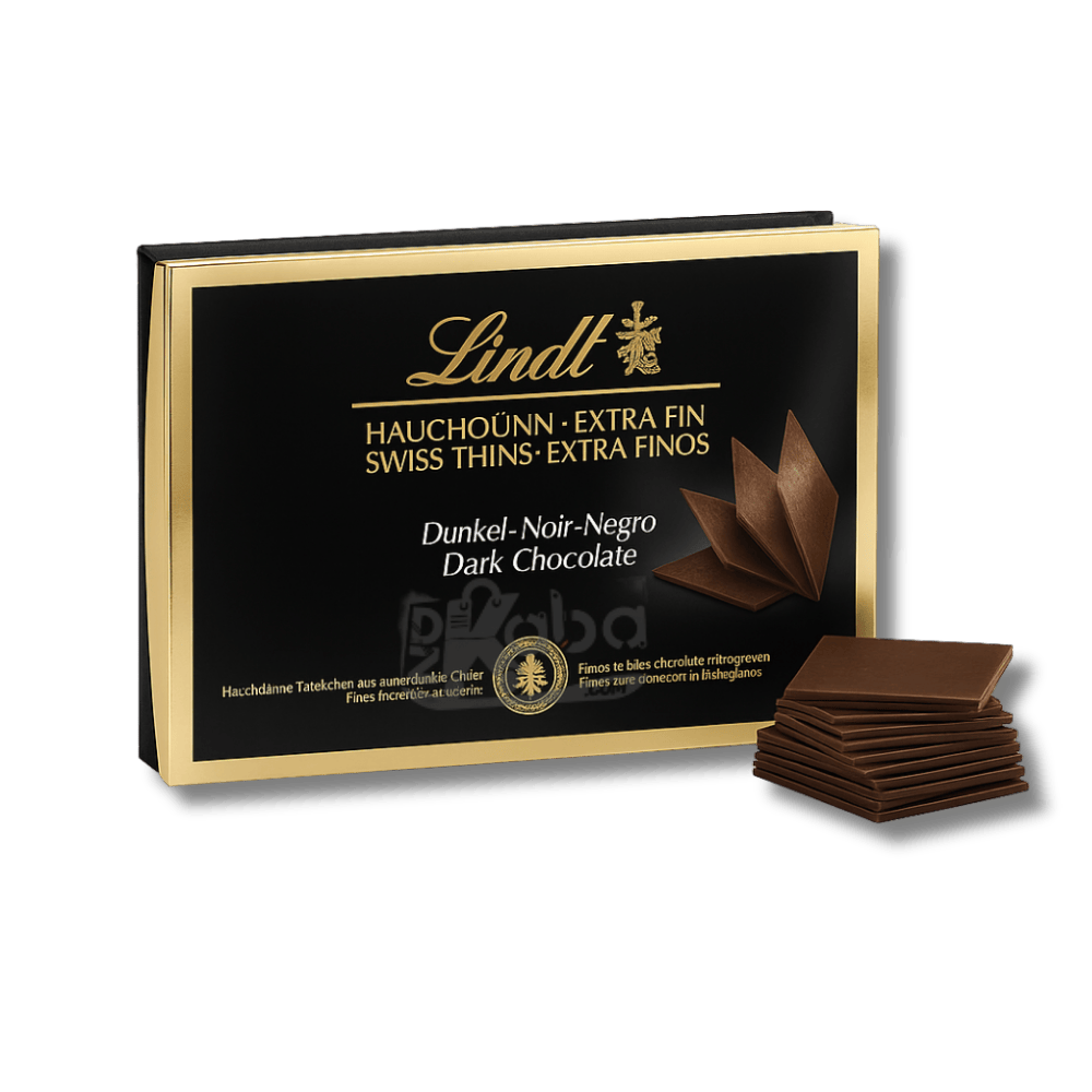 Lindt Swiss Thins Dark Chocolate 125g