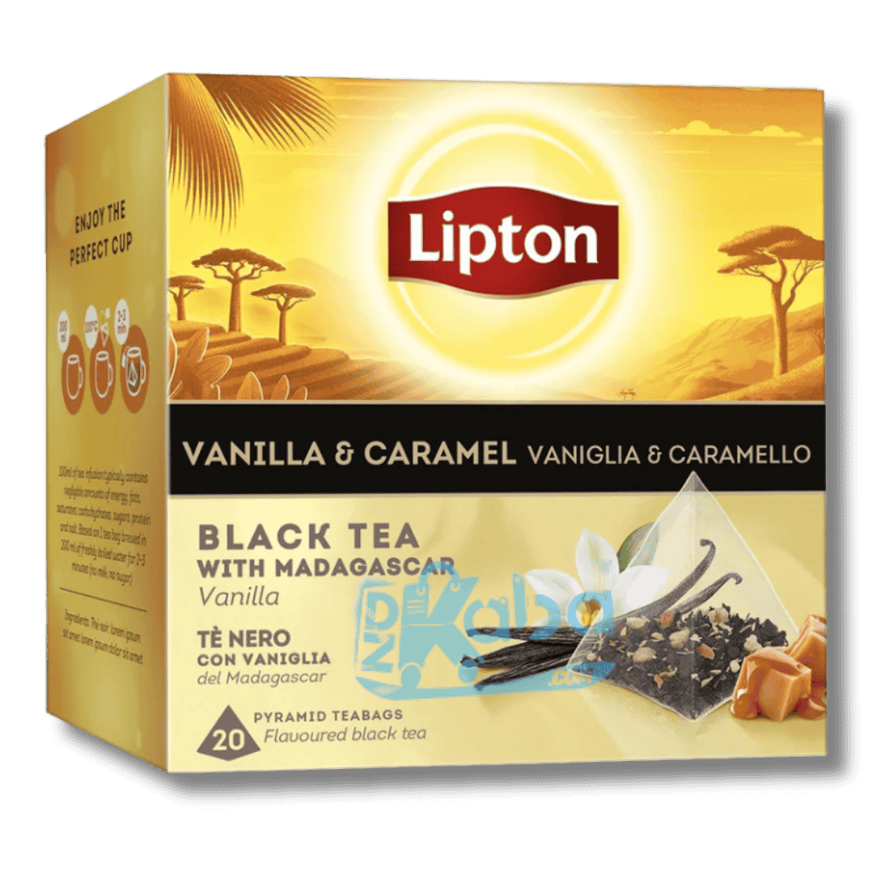 Lipton Black Tea Vanilla & Caramel T20