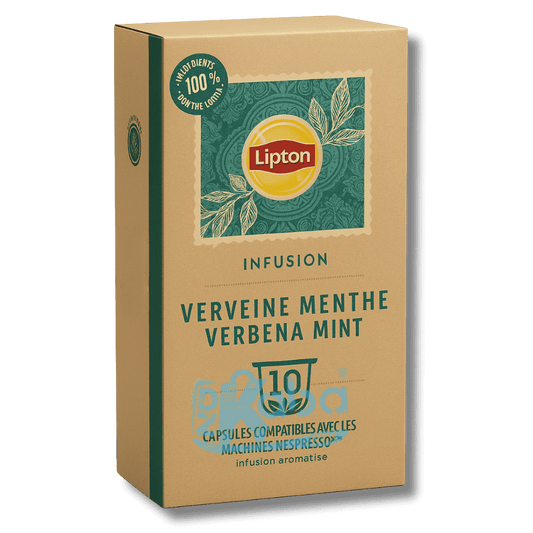 Lipton Capsules Herbal Infusion Verbena Mint T10
