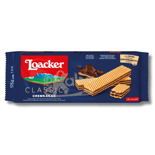 Loacker Wafer Classic Cremkakao Cocoa Cream 175g