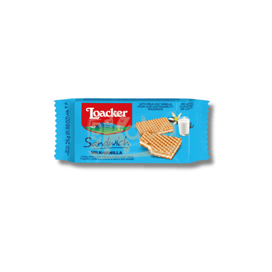 Loacker Wafer Sandwich Milk Vanilla 25g
