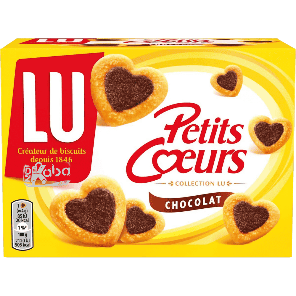 Lu petits Cœurs Biscuits Chocolat 125g