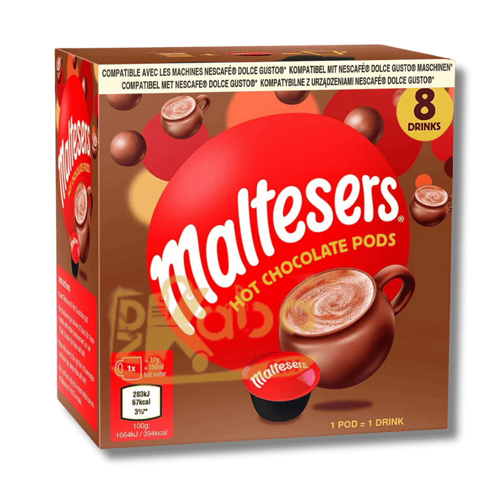 Maltesers Hot Chocolate Pods T8