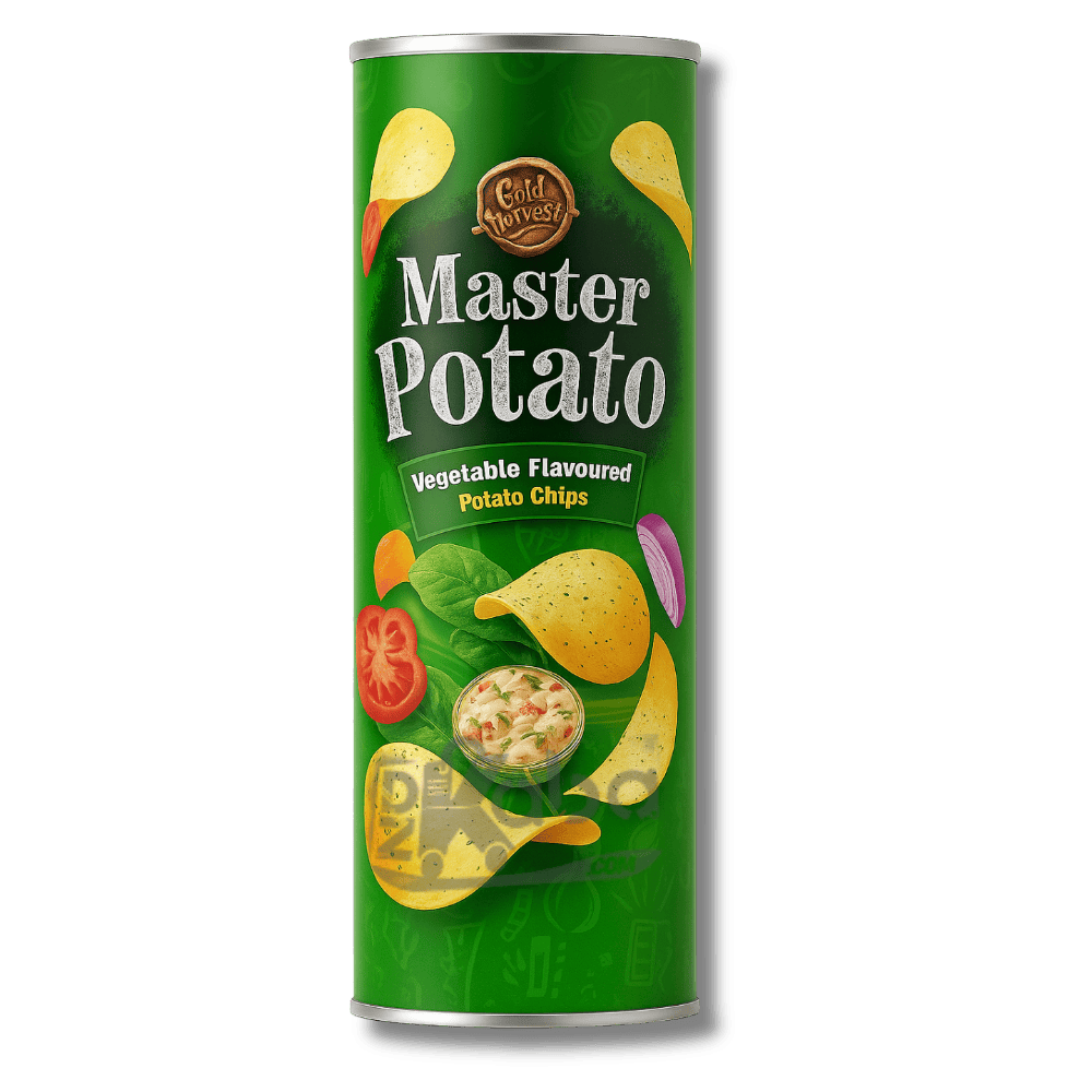 Master Potato Vegetable Flavoured Potato Chips 160g