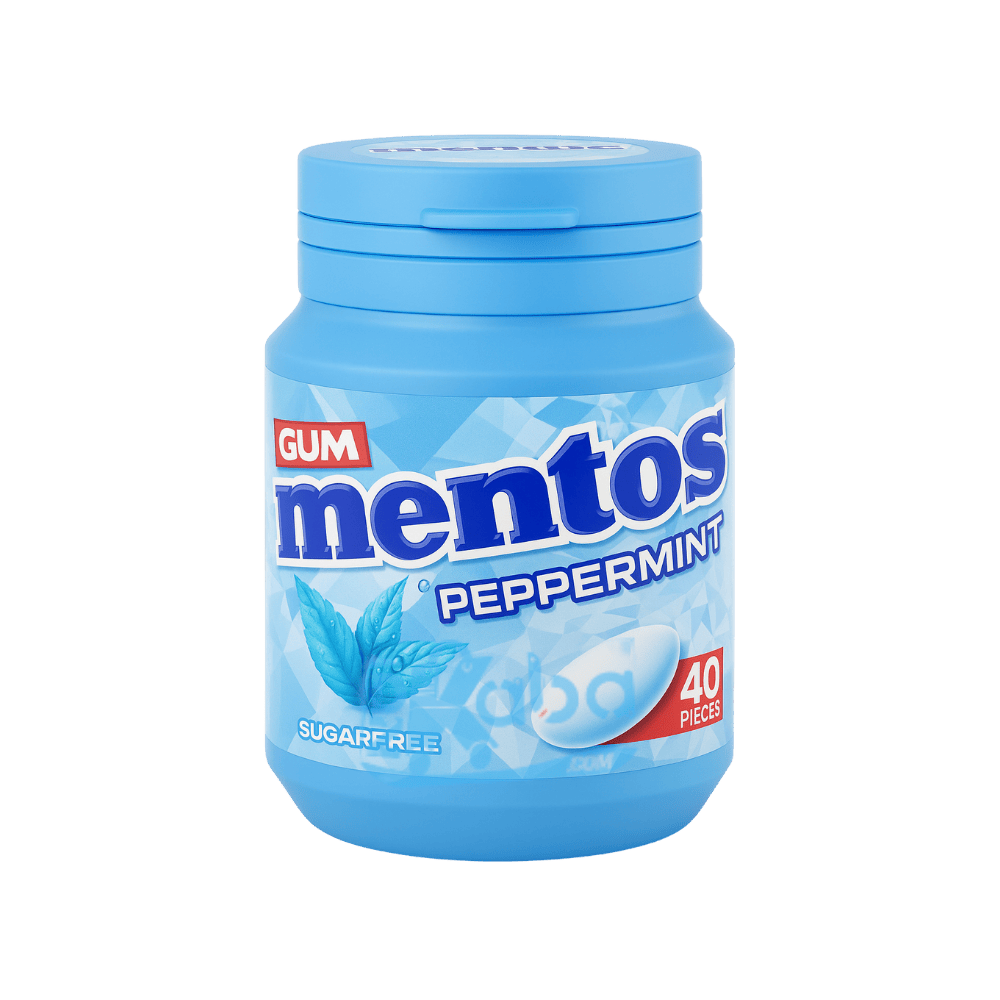Mentos Chewing Gum Peppermint Sugar Free T40