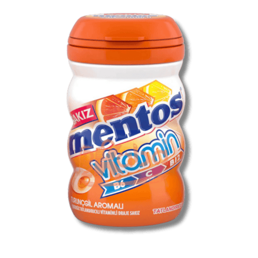 Mentos Chewing Gum Vitamin Orange Flavour 90g