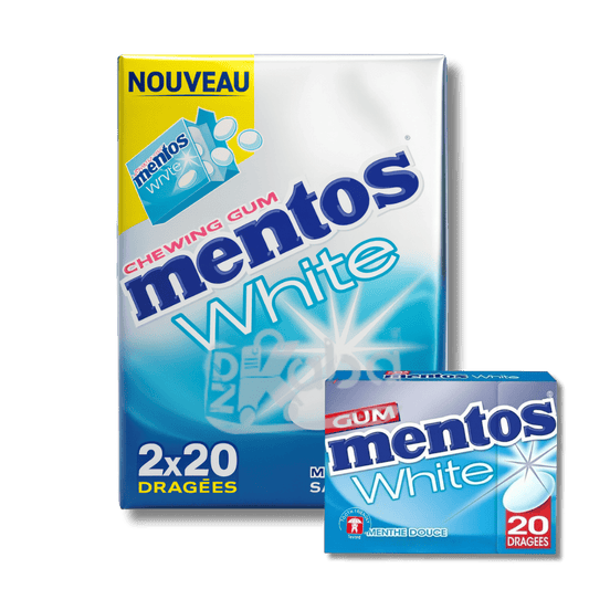Mentos Chewing Gum White Sweet Mint Sugar Free T2