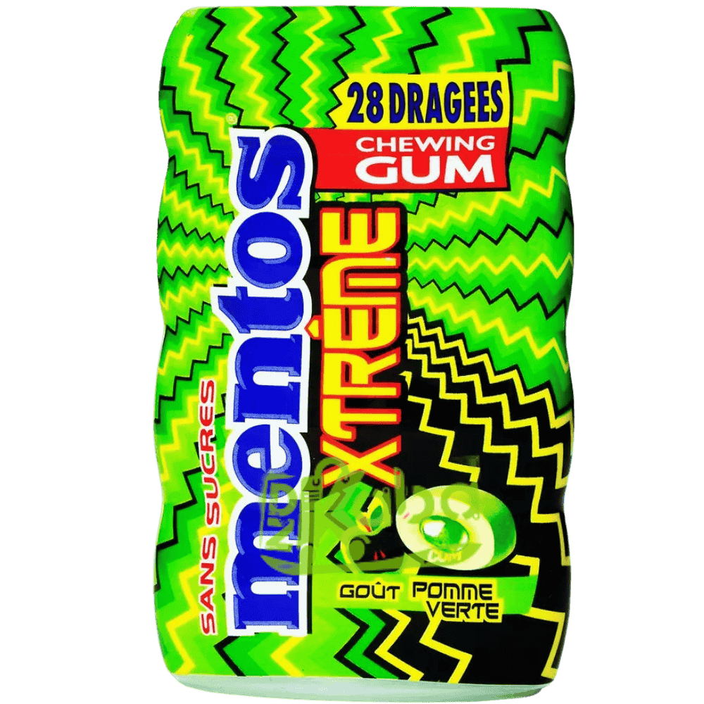 Mentos Xtreme Green Apple Flavour 84g