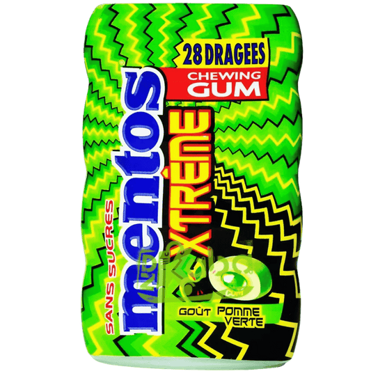 Mentos Xtreme Green Apple Flavour 84g