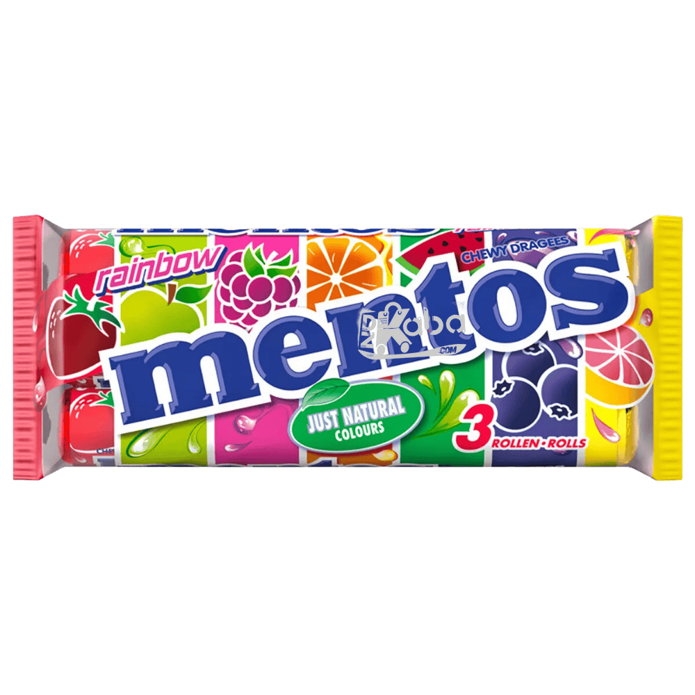 Mentos Chewy Dragees Rainbow 3x37,5g