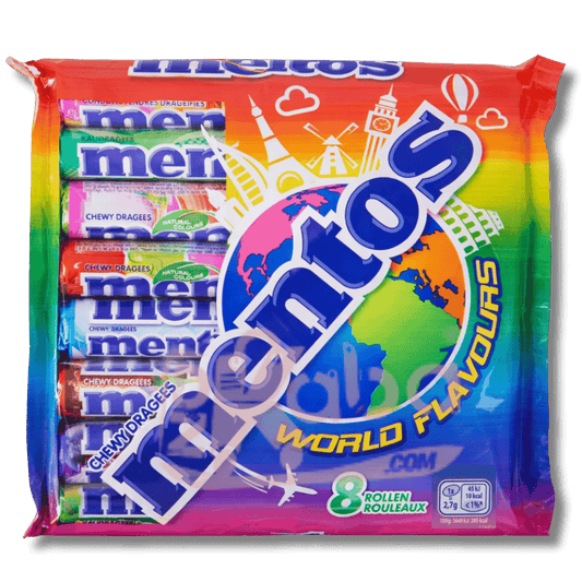 Mentos Chewy Dragees World Flavours T8