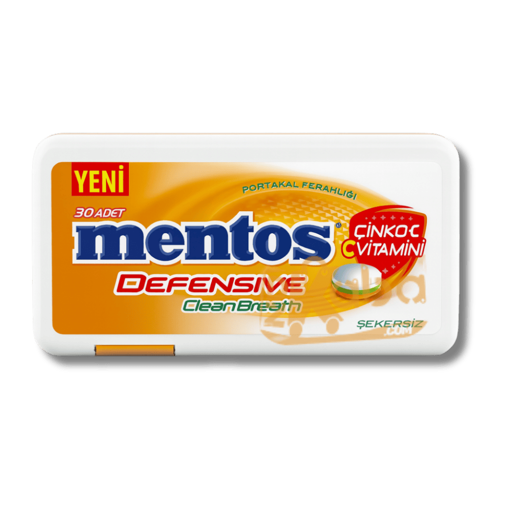 Mentos Defensive Clean Breath Orange Flavour Sugar Free T30