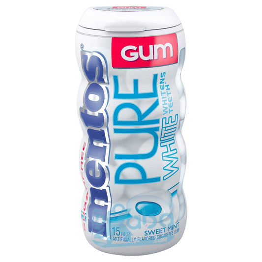Mentos Gum Pure White Sweet Mint Sugar Free T15