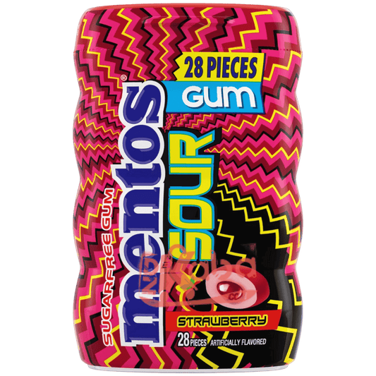 Mentos Sour Strawberry Flavour 84g