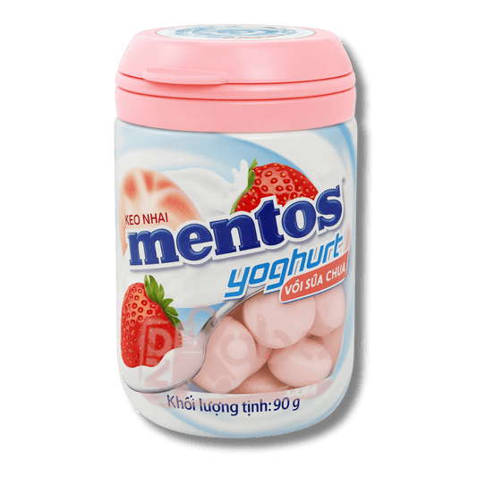 Mentos Yoghurt Strawberry Chewing Candy 90g