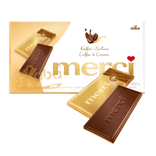 Merci Coffee & Cream Milk Chocolate 100g