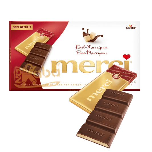 Merci Dark Chocolate Fine Marzipan 100g