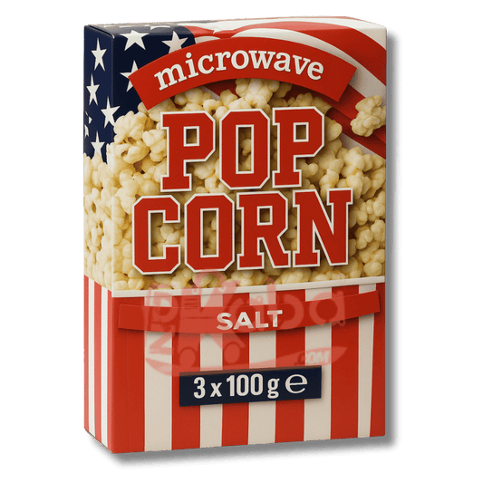 Microwave Popcorn Salt 3x100g